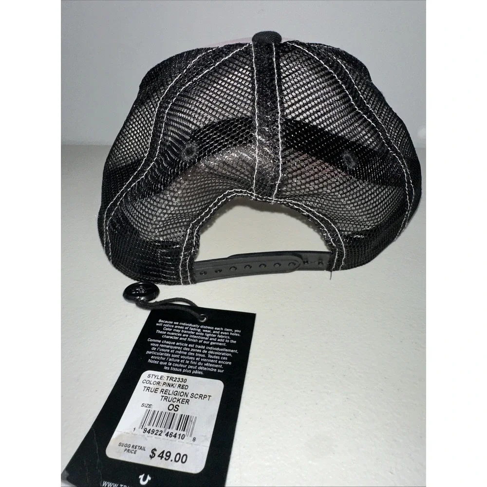True Religion Adjustable Snapback‎ Embroidered Trucker Cap Hat Brand New